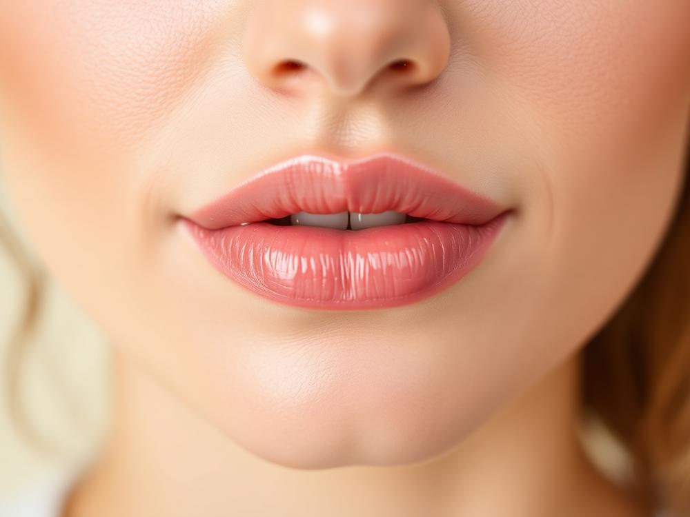Lip filler result placeholder